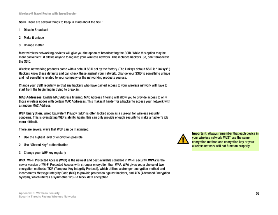 Linksys WTR54GS User Manual | Page 64 / 86