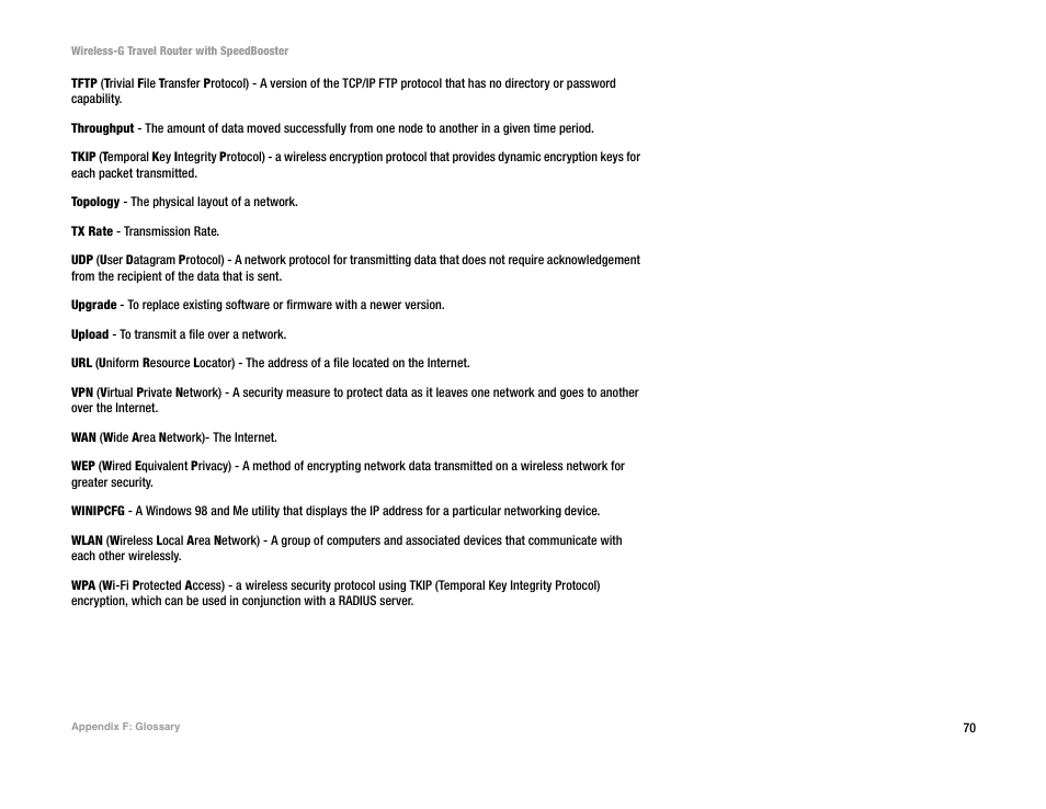 Linksys WTR54GS User Manual | Page 76 / 86
