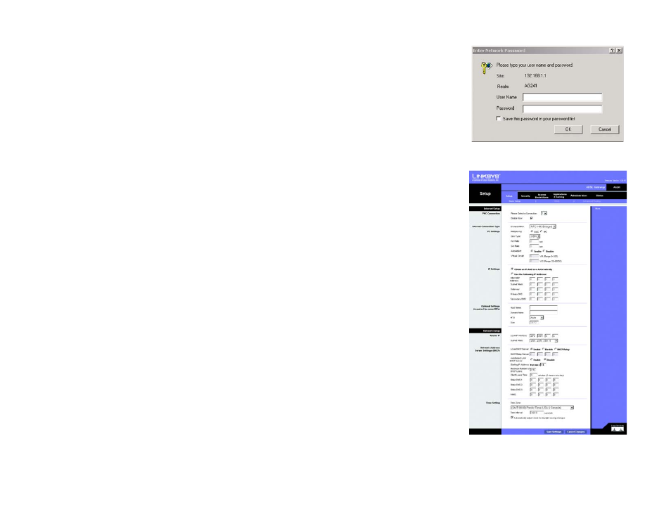 How to access the web-based utility, The setup tab | Linksys AG241 User Manual | Page 20 / 80