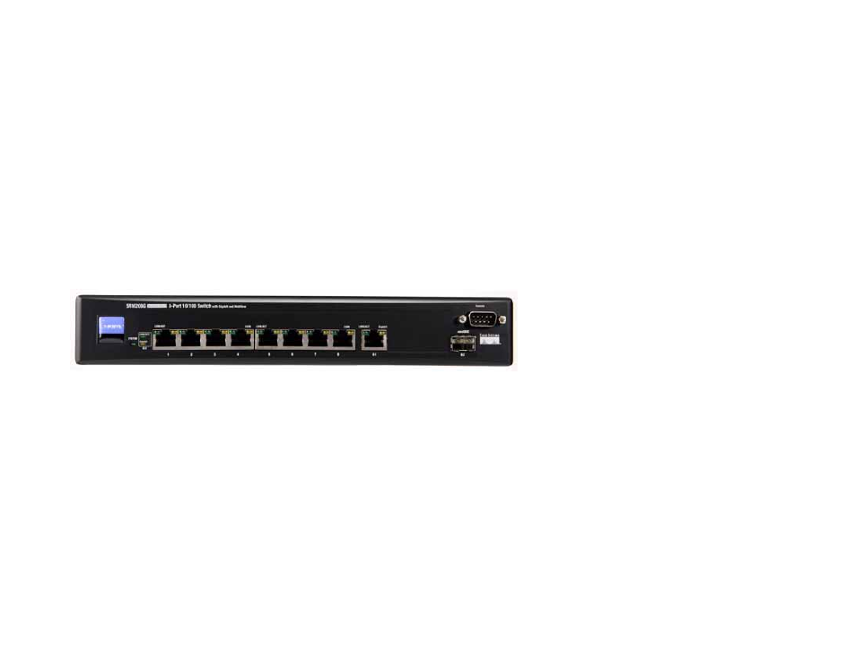 Srw208g - front panel | Linksys SRW208 User Manual | Page 16 / 142