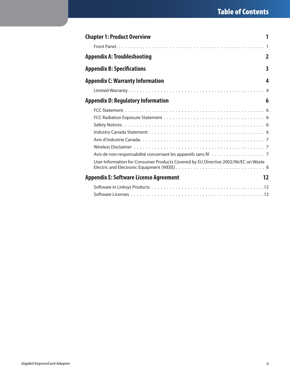 Linksys EC1000 User Manual | Page 3 / 27