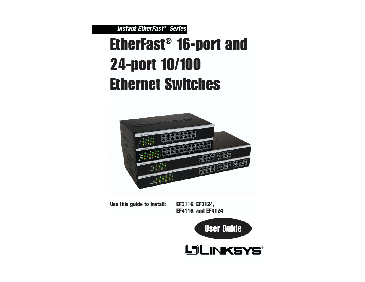 Linksys ETHERFAST EF4124 User Manual | 14 pages