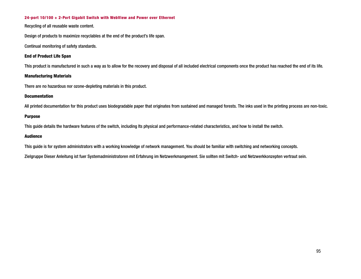 Linksys SRW224P User Manual | Page 103 / 104