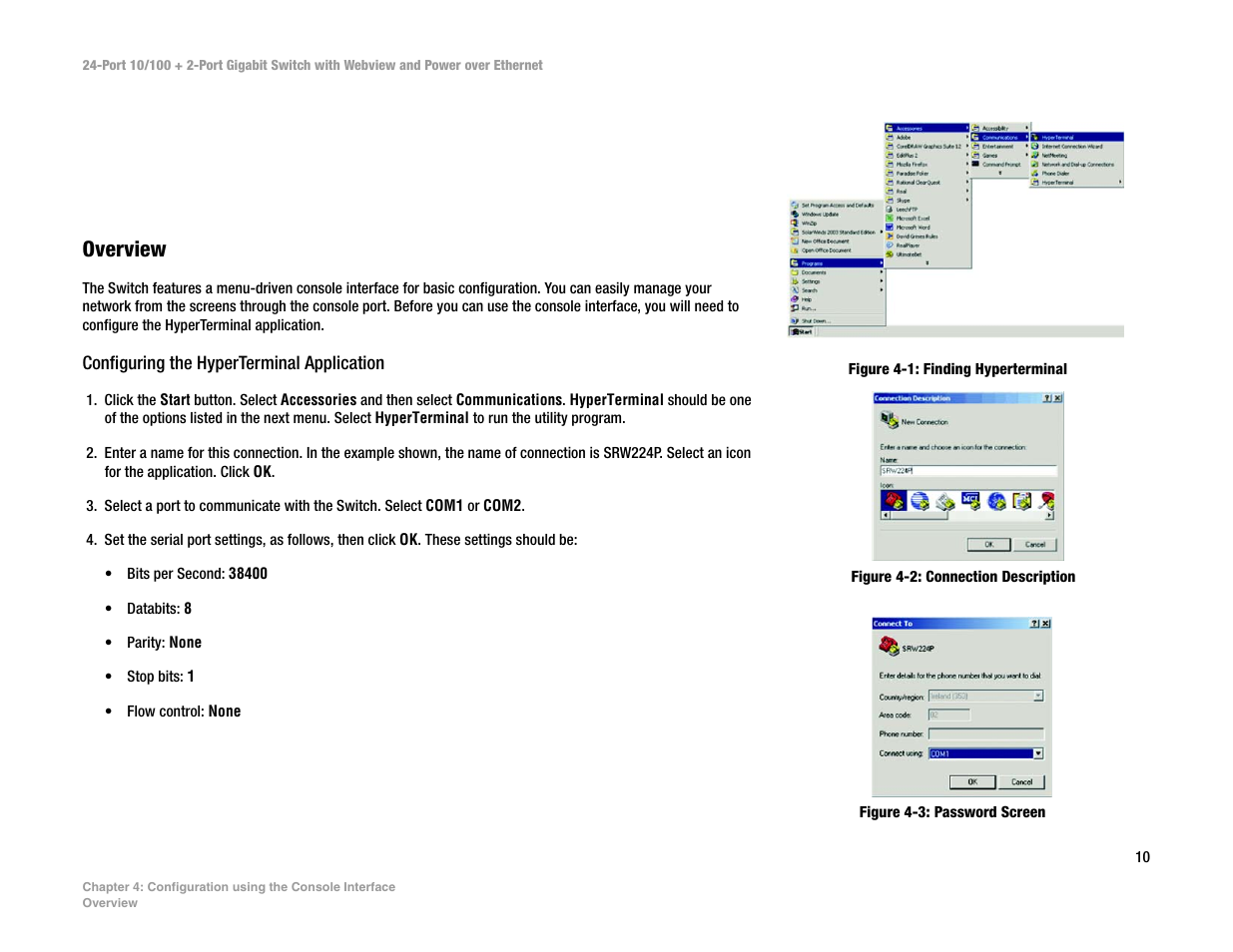 Overview | Linksys SRW224P User Manual | Page 18 / 104