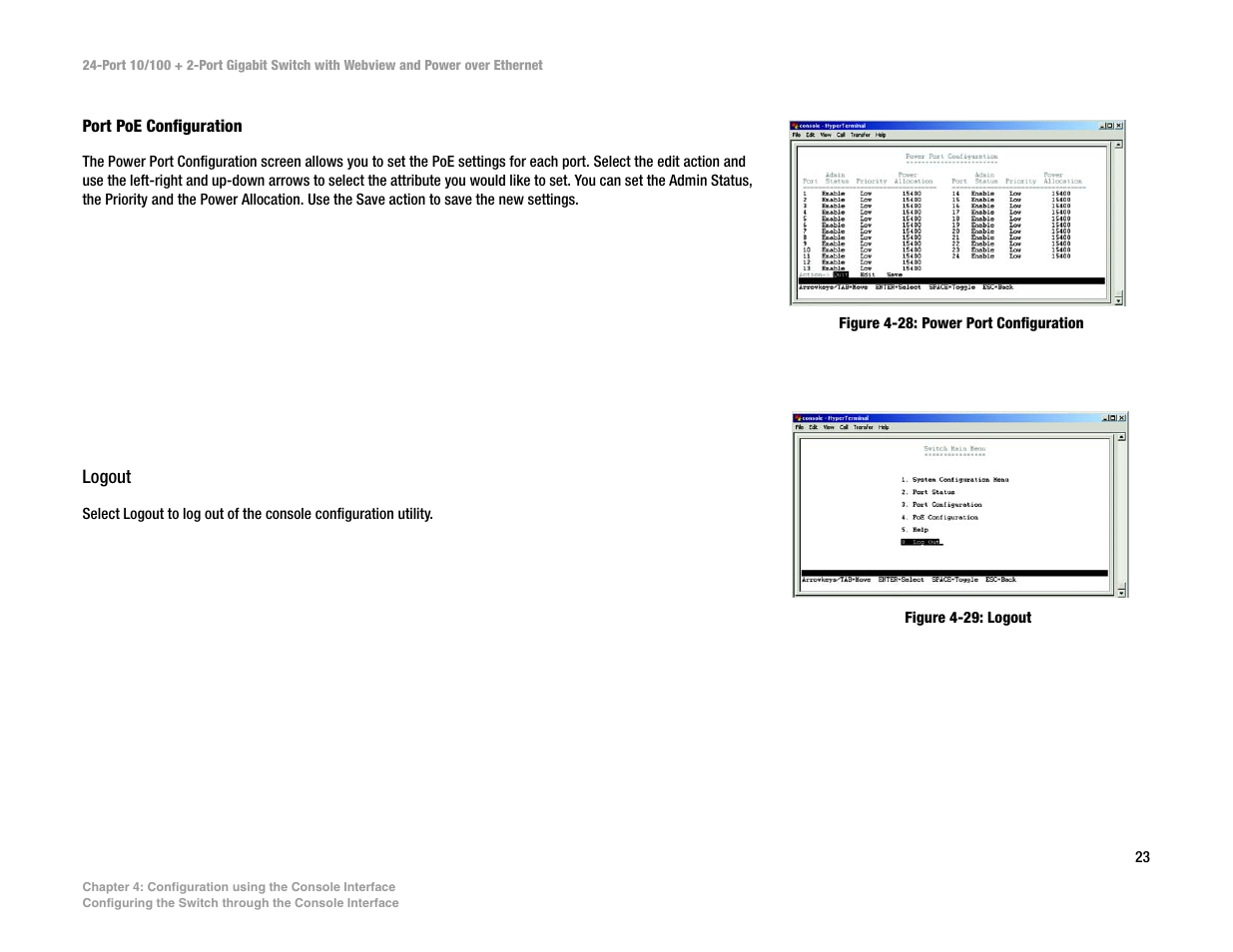 Linksys SRW224P User Manual | Page 31 / 104