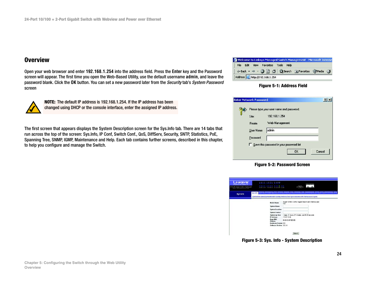 Linksys SRW224P User Manual | Page 32 / 104