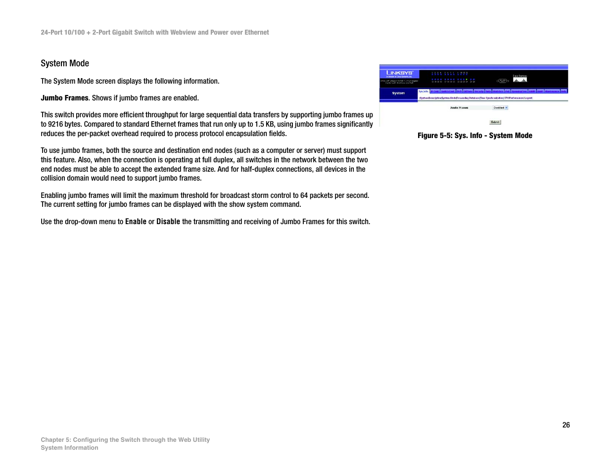 Linksys SRW224P User Manual | Page 34 / 104