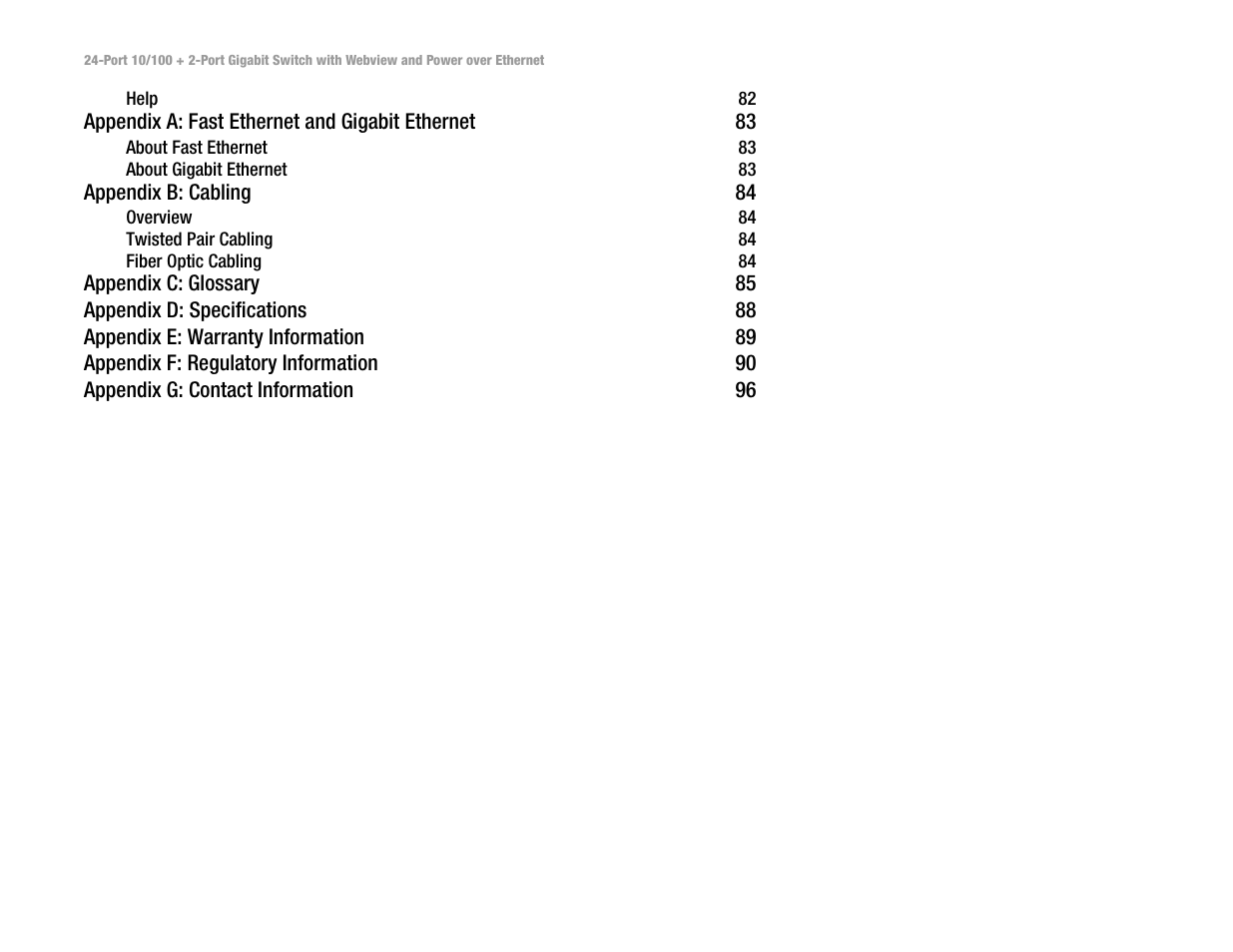 Linksys SRW224P User Manual | Page 4 / 104