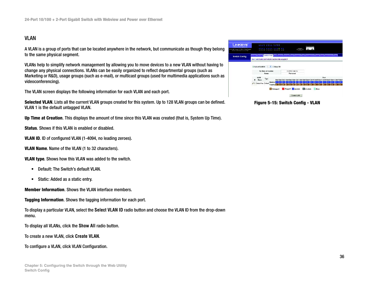Linksys SRW224P User Manual | Page 44 / 104