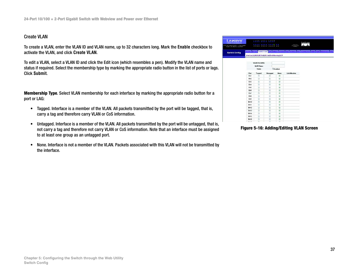 Linksys SRW224P User Manual | Page 45 / 104