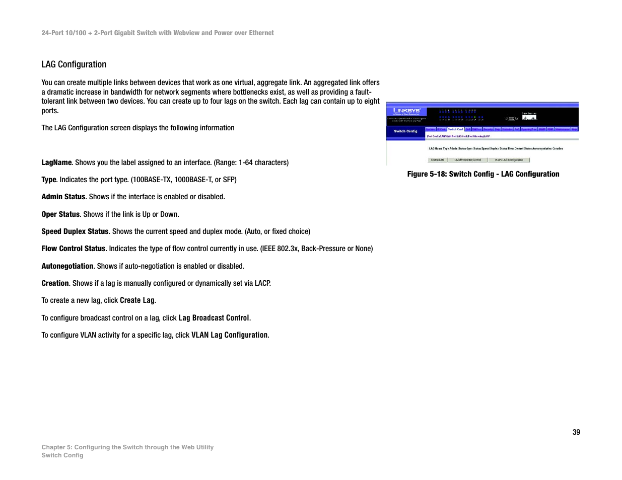 Linksys SRW224P User Manual | Page 47 / 104