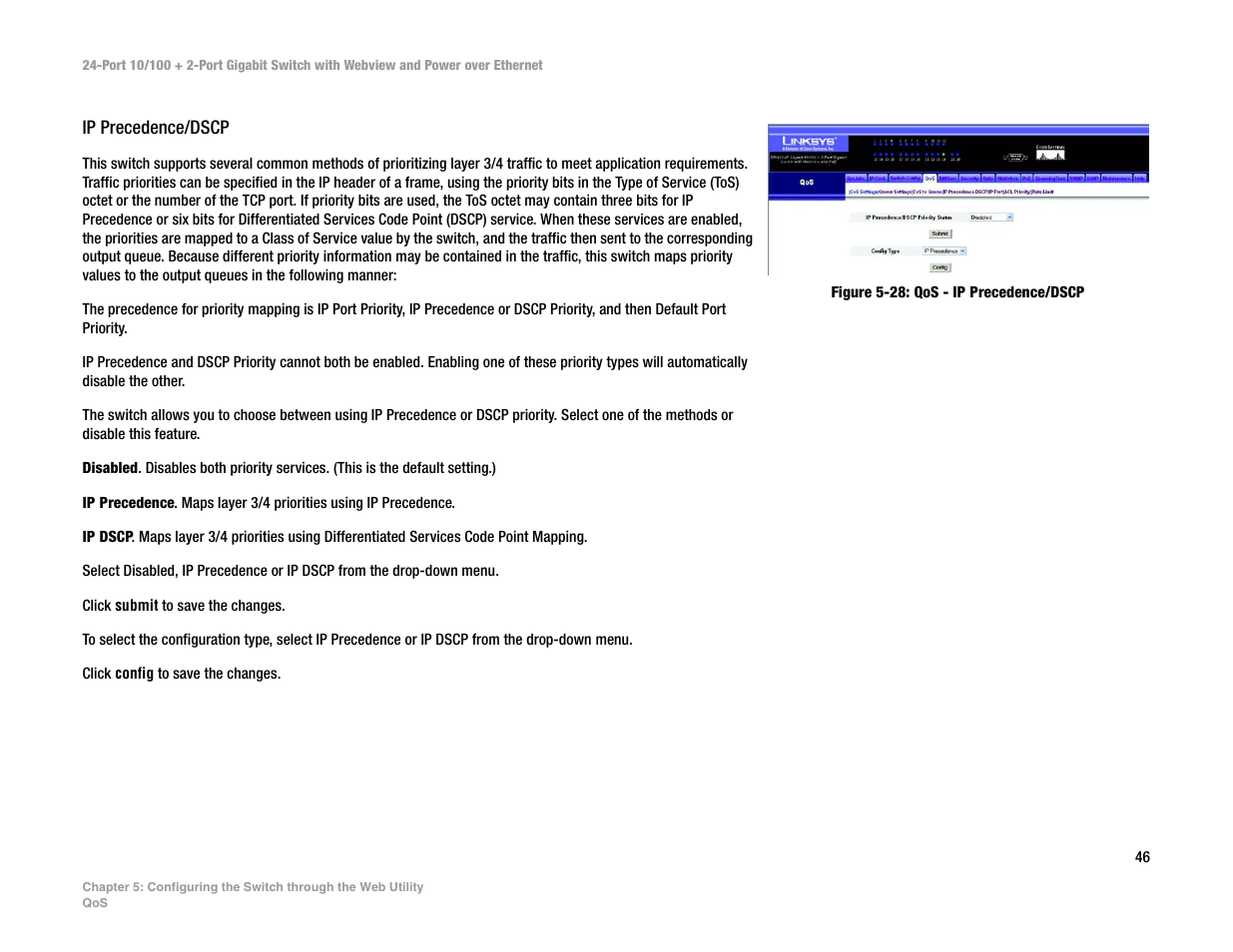 Linksys SRW224P User Manual | Page 54 / 104