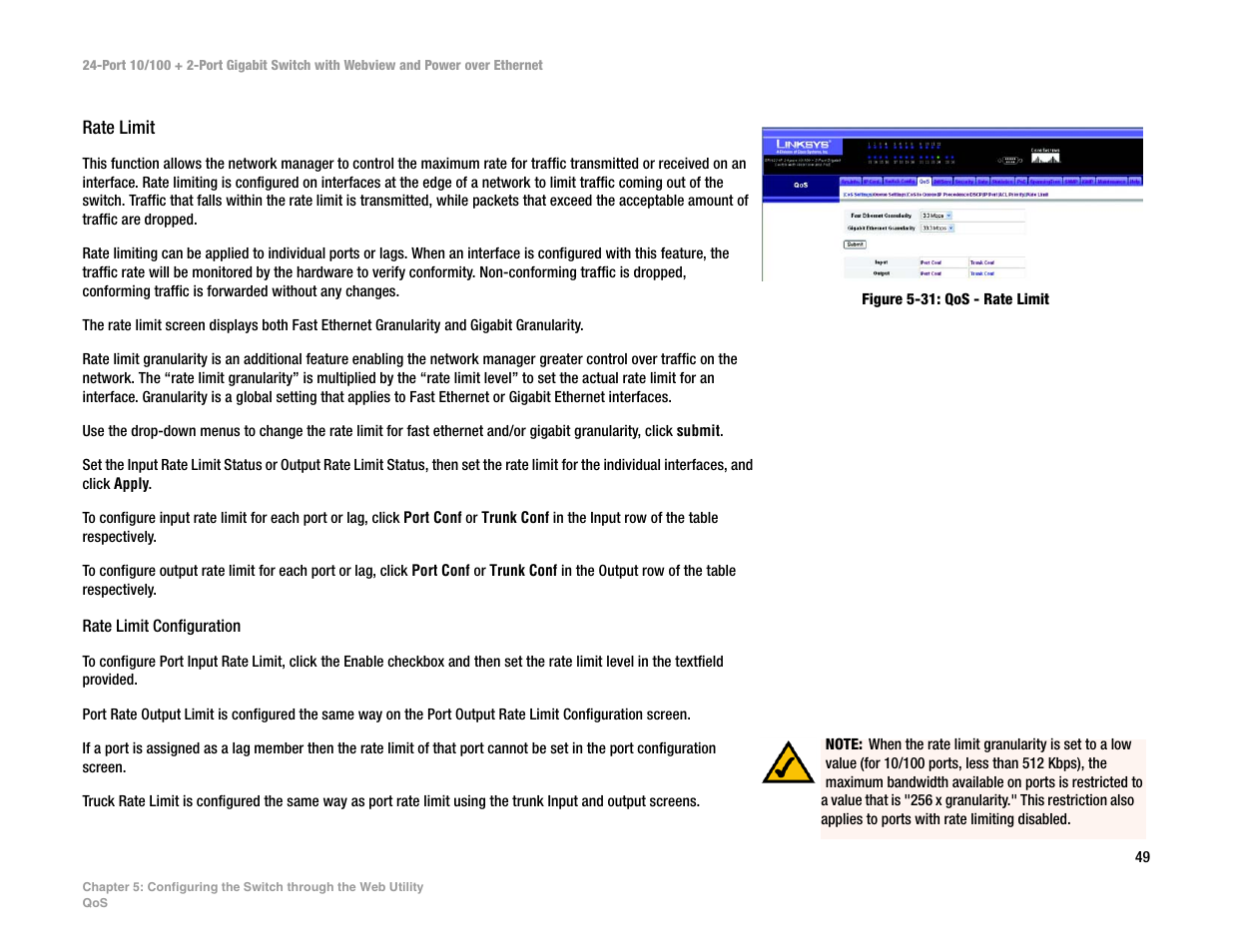 Linksys SRW224P User Manual | Page 57 / 104