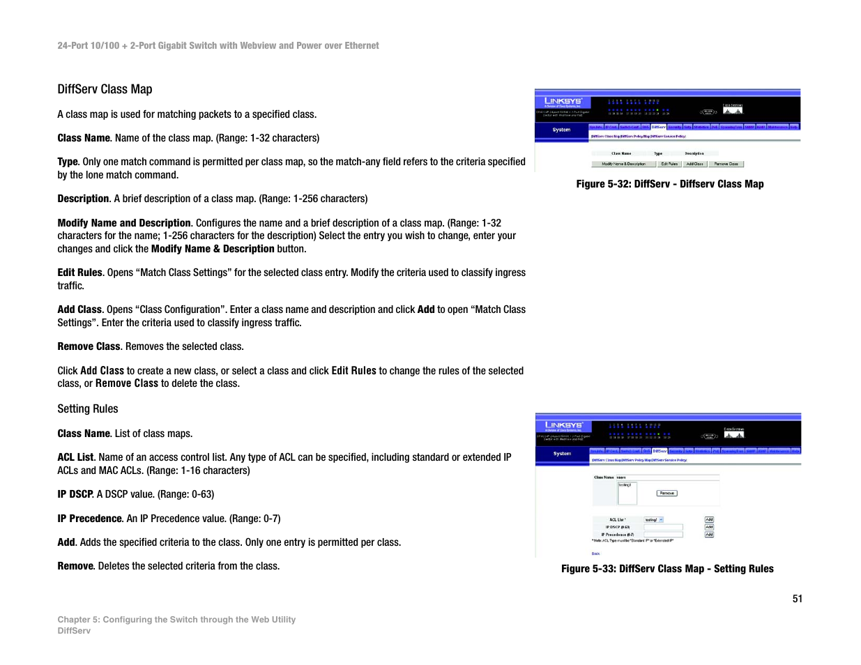 Linksys SRW224P User Manual | Page 59 / 104