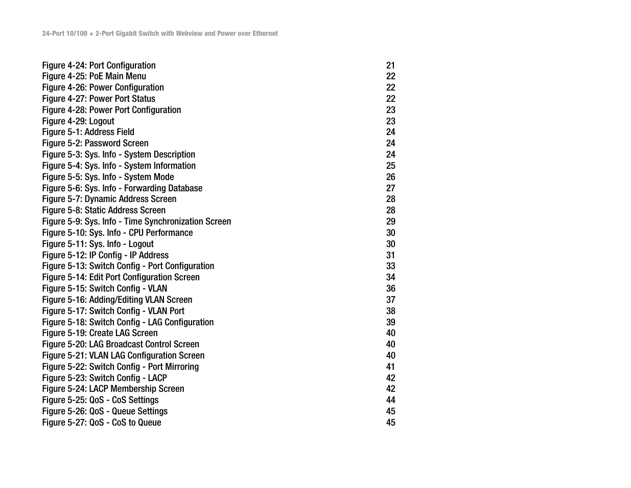 Linksys SRW224P User Manual | Page 6 / 104