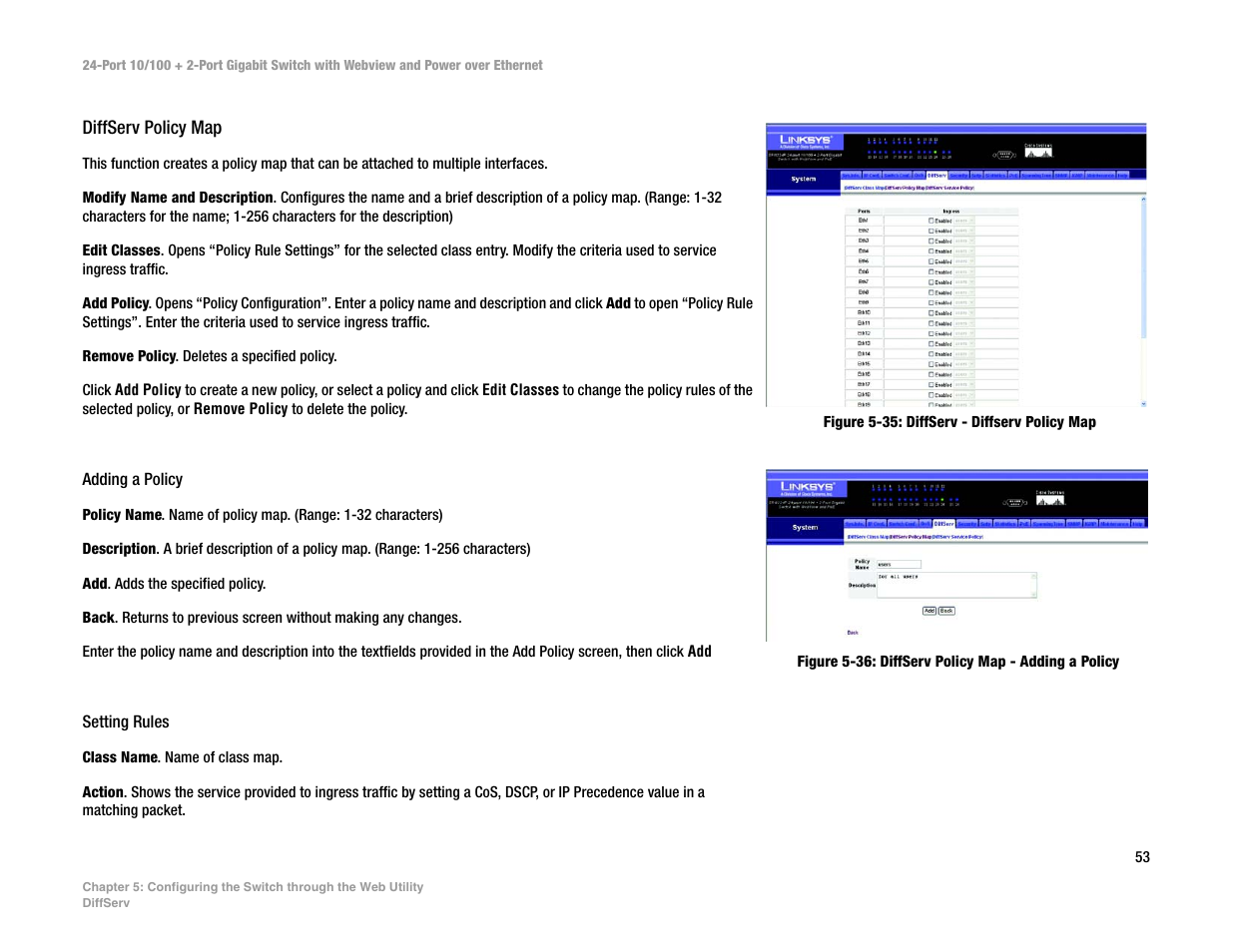 Linksys SRW224P User Manual | Page 61 / 104