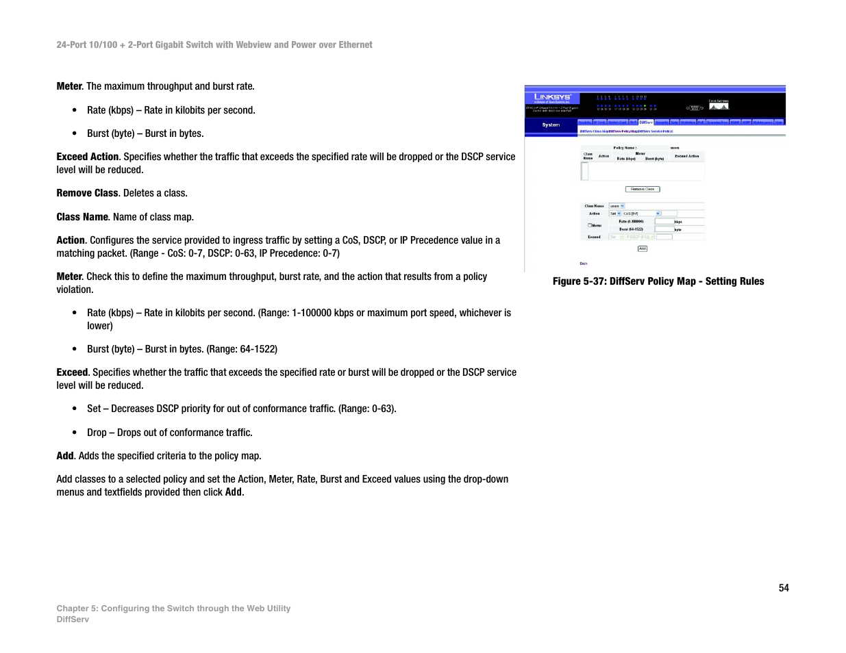 Linksys SRW224P User Manual | Page 62 / 104