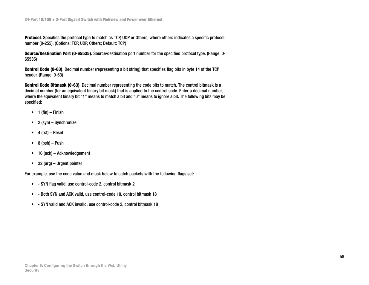 Linksys SRW224P User Manual | Page 66 / 104