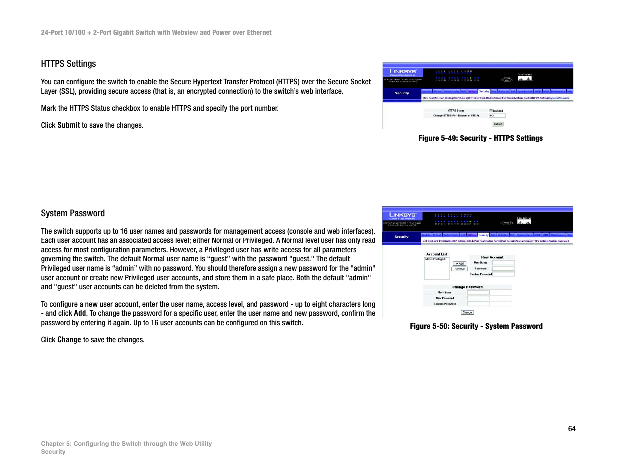 Linksys SRW224P User Manual | Page 72 / 104