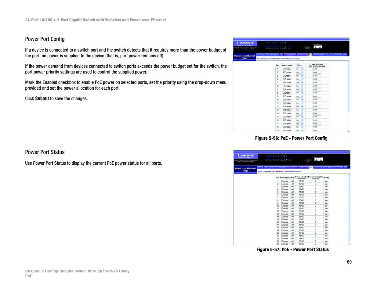 Linksys SRW224P User Manual | Page 77 / 104