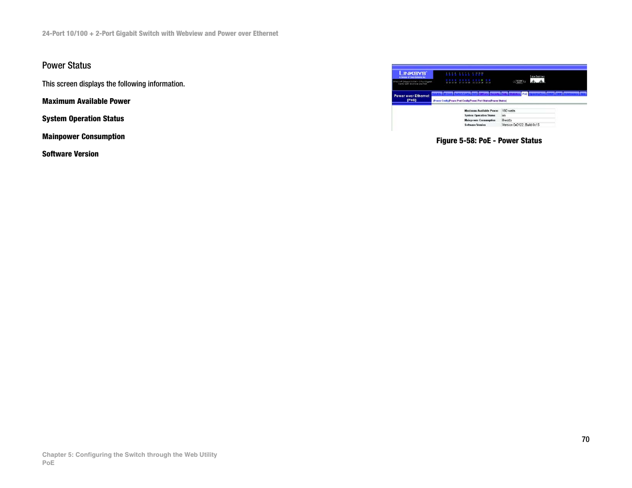 Linksys SRW224P User Manual | Page 78 / 104