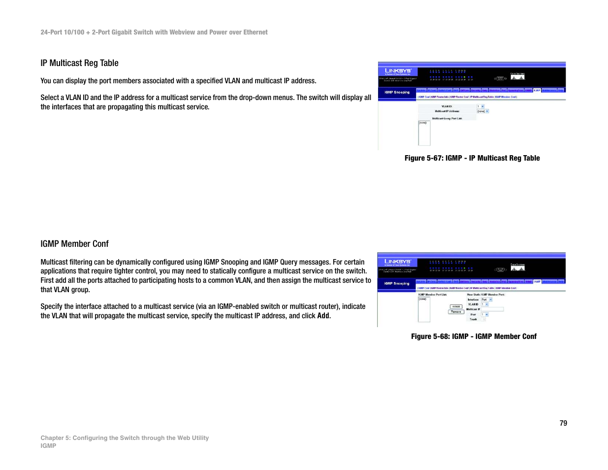 Linksys SRW224P User Manual | Page 87 / 104