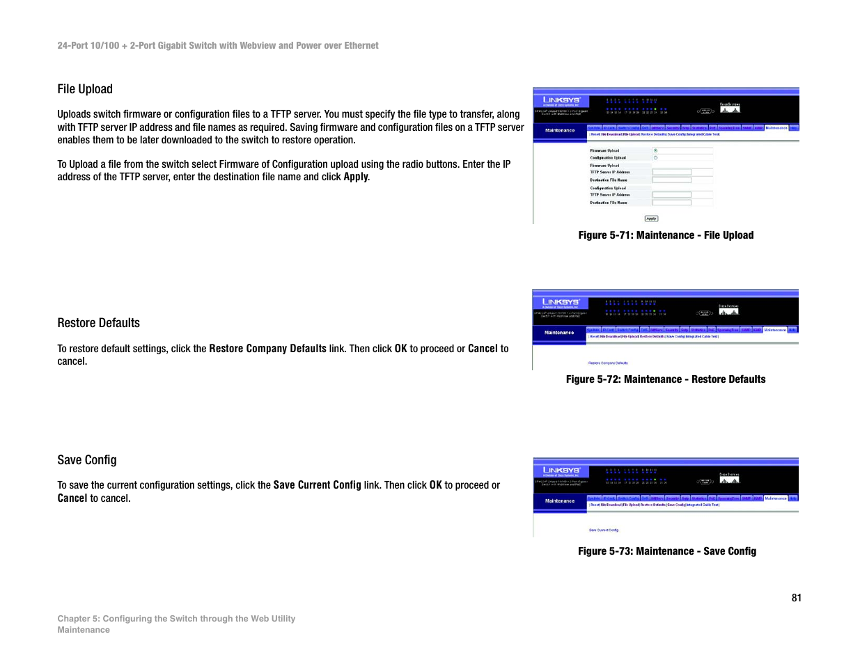 Linksys SRW224P User Manual | Page 89 / 104