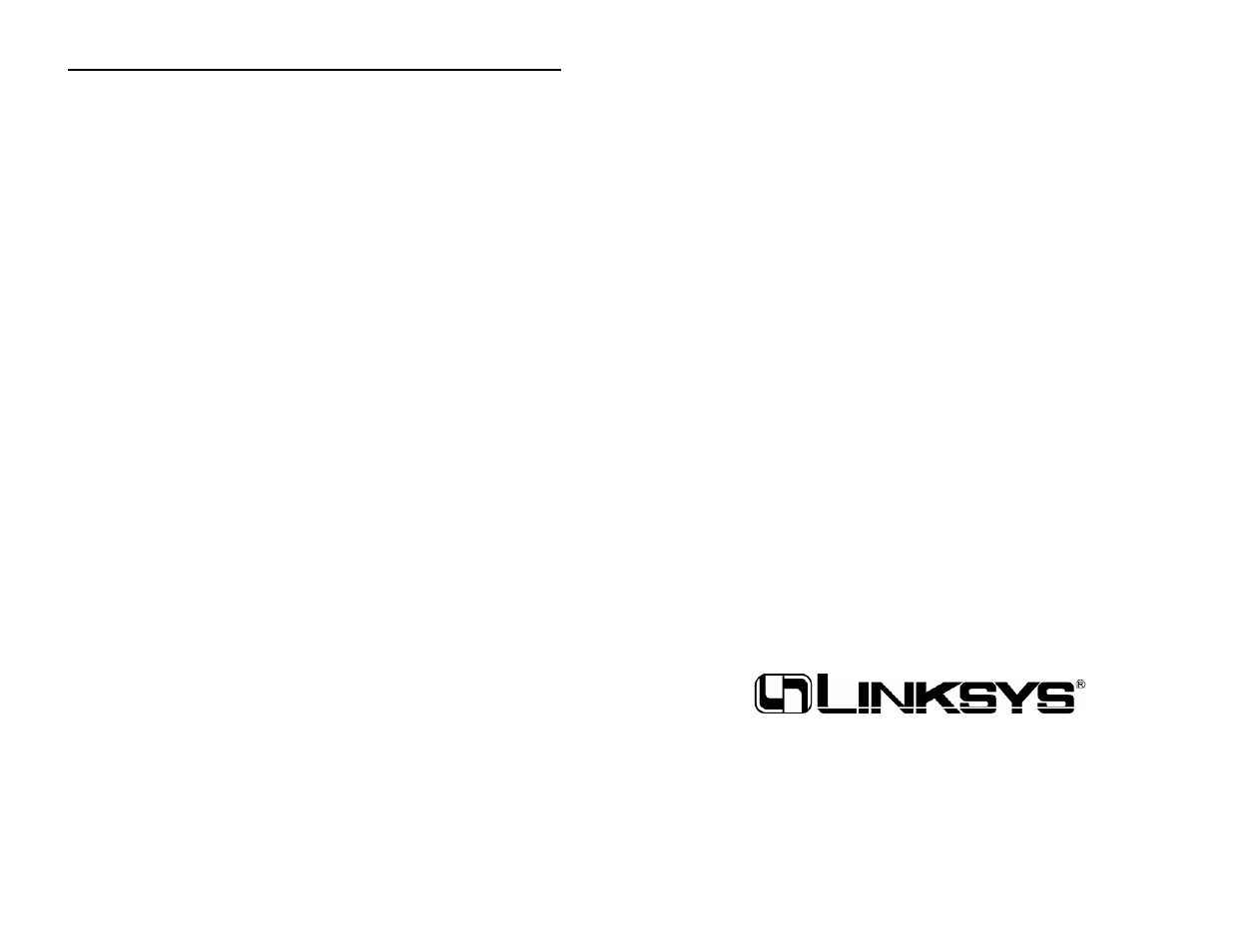 Appendix f: contact information | Linksys EF3508 User Manual | Page 12 / 12