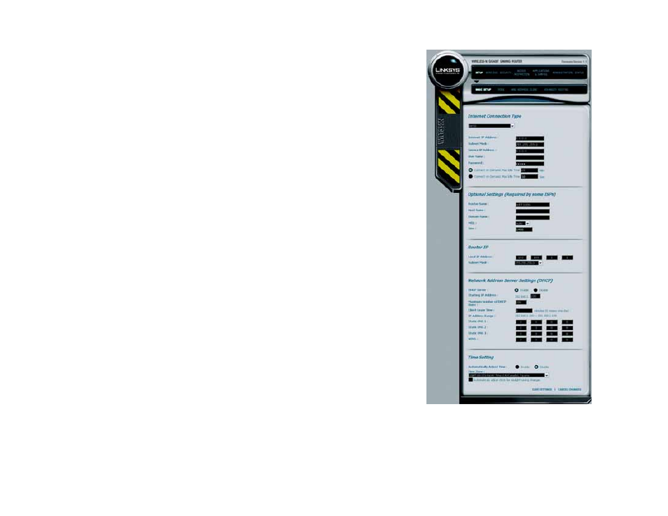 The setup tab - basic setup - pptp | Linksys CISCO SYSTEMS WRT330N User Manual | Page 23 / 92