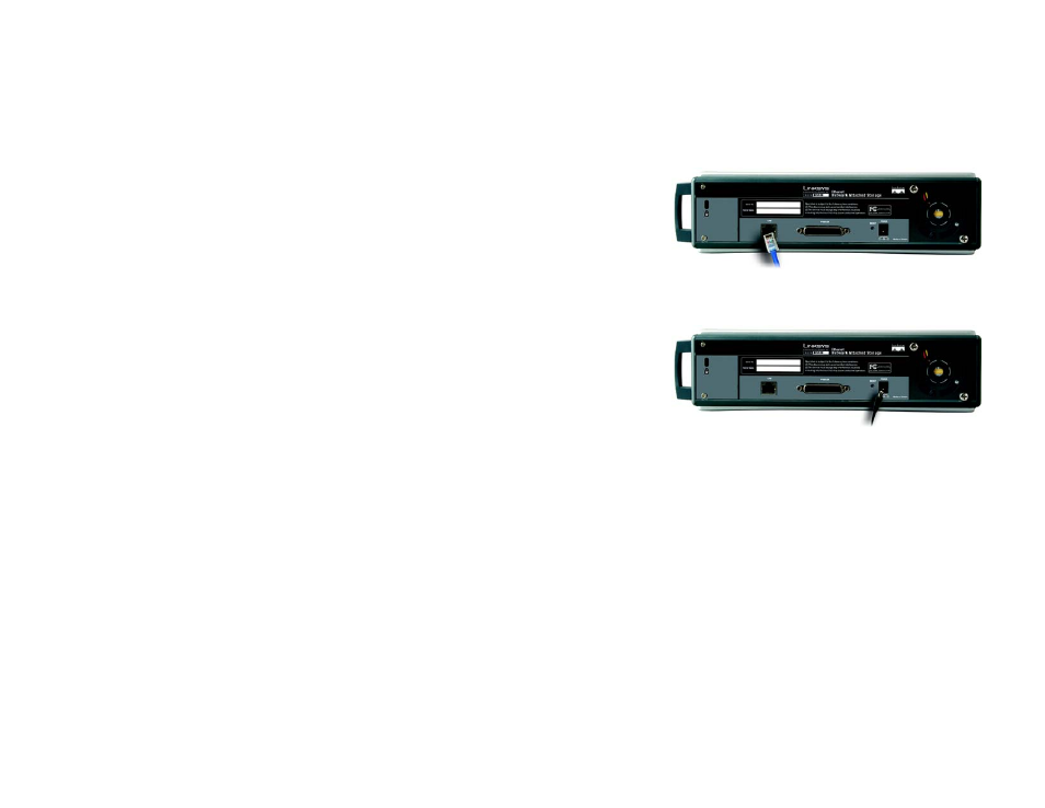 Chapter 3: connecting the network attached storage | Linksys EFG120 User Manual | Page 14 / 61
