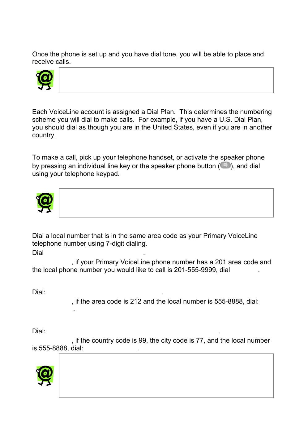 Placing calls, Understanding local dial plans, Making calls | Alling within, Sing a, Orth, Merica, Alling, Nternational, Estinations | Linksys SPA941 User Manual | Page 11 / 20