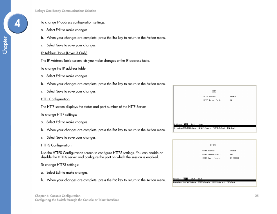 Chapter | Linksys SGE2000 User Manual | Page 29 / 50