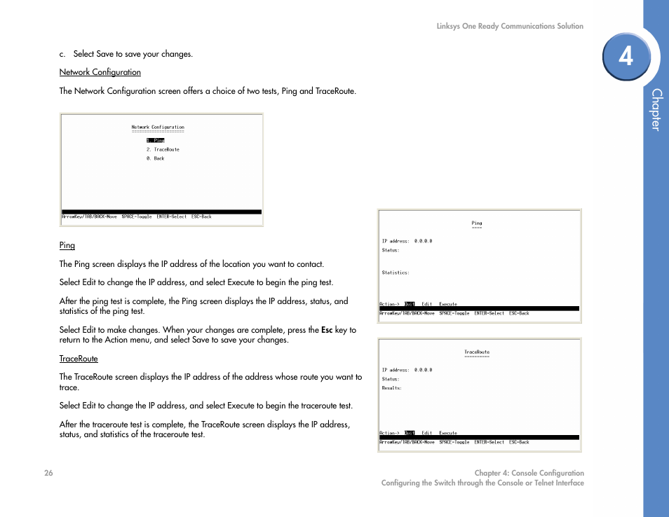 Chapter | Linksys SGE2000 User Manual | Page 30 / 50