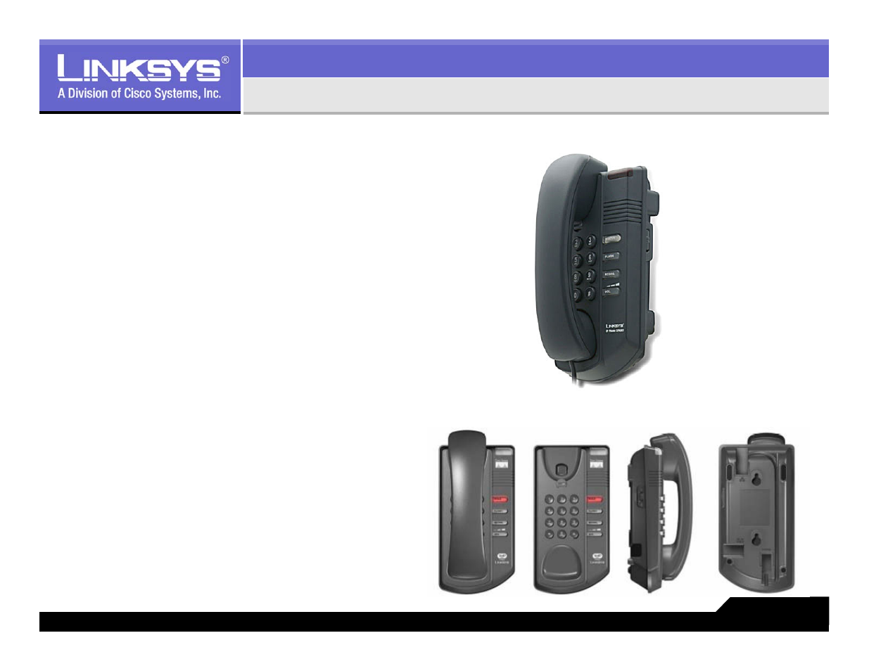 Spa901 ip phone, Key features | Linksys LVS 9000 User Manual | Page 19 / 63