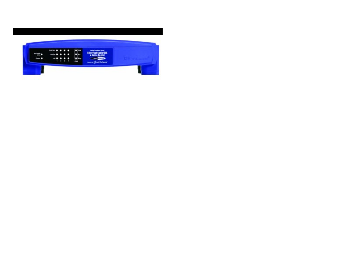 Linksys Net2Phone EtherFast Cable/DSL & Voice Router BEFN2PS4 User Manual | Page 4 / 26
