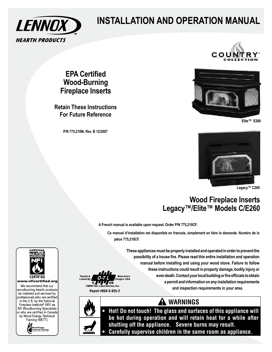 Linksys LEGACY/ELITE C260 User Manual | 22 pages