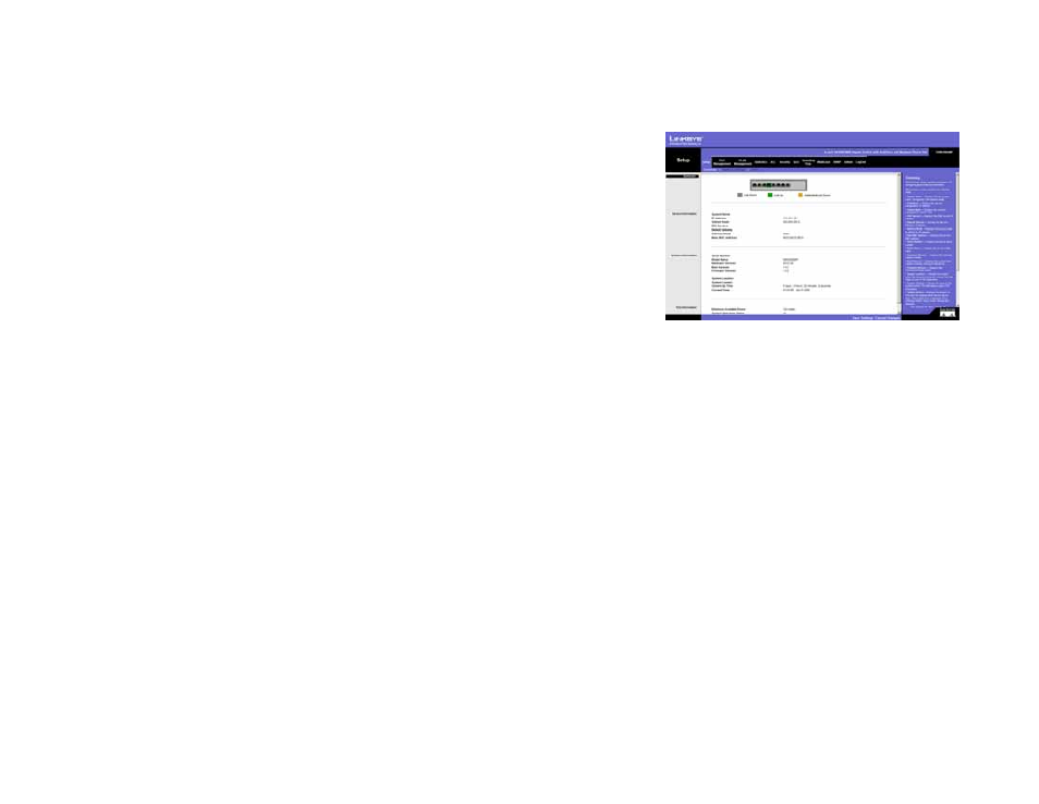 Setup tab - summary | Linksys SRW2008 User Manual | Page 38 / 130