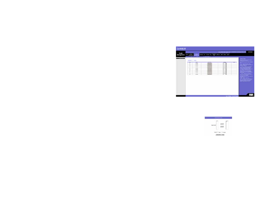 Vlan management tab - vlan to ports | Linksys SRW2008 User Manual | Page 49 / 130