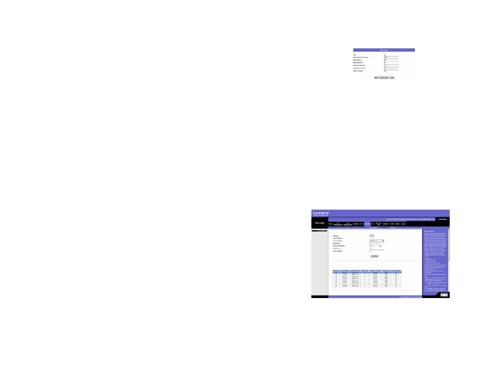 Security tab - port security | Linksys SRW2008 User Manual | Page 65 / 130