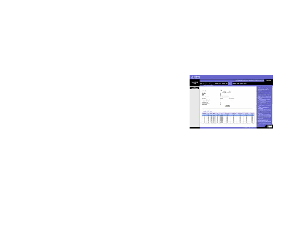 Spanning tree tab - mstp interface settings | Linksys SRW2008 User Manual | Page 80 / 130