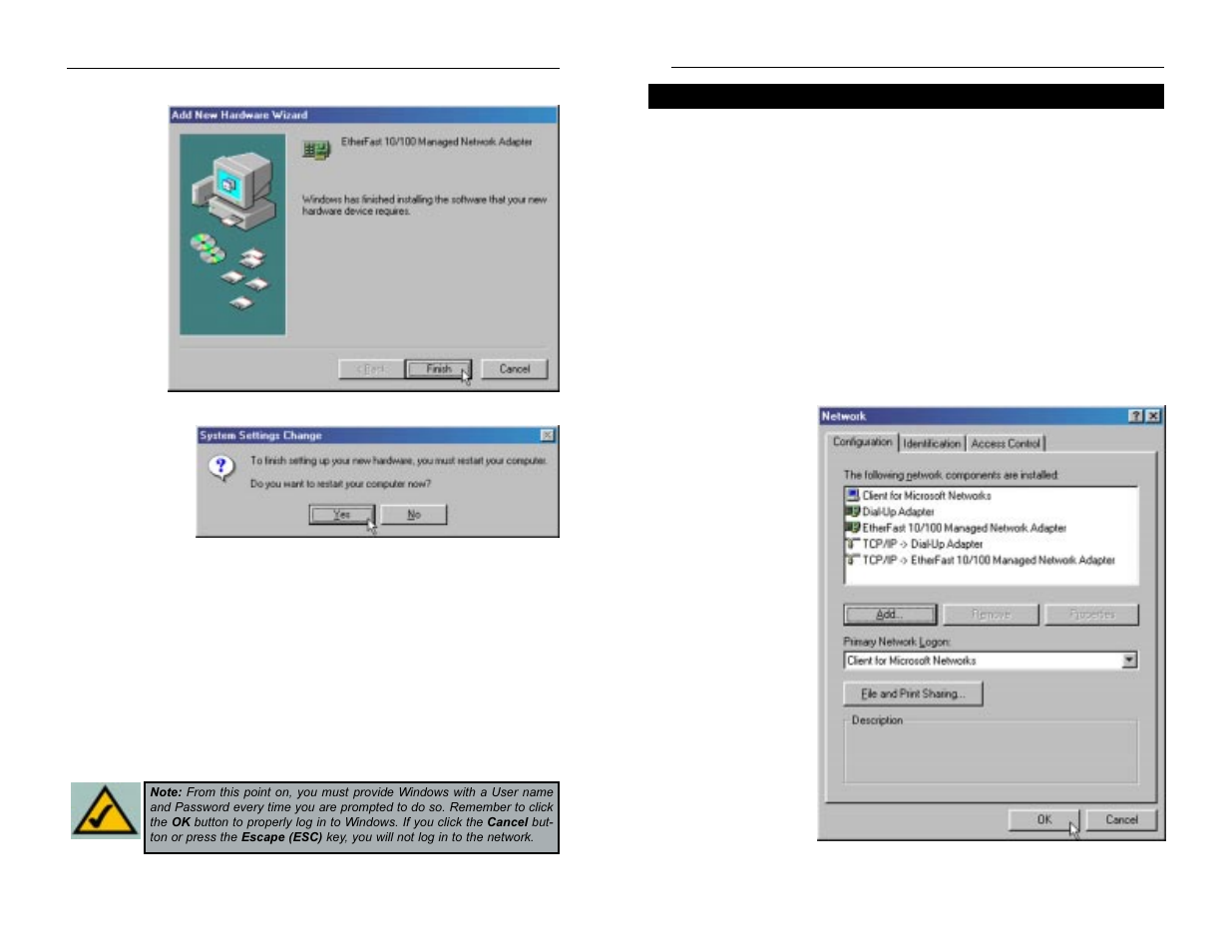 Linksys ETHERFAST LNE100M User Manual | Page 11 / 57