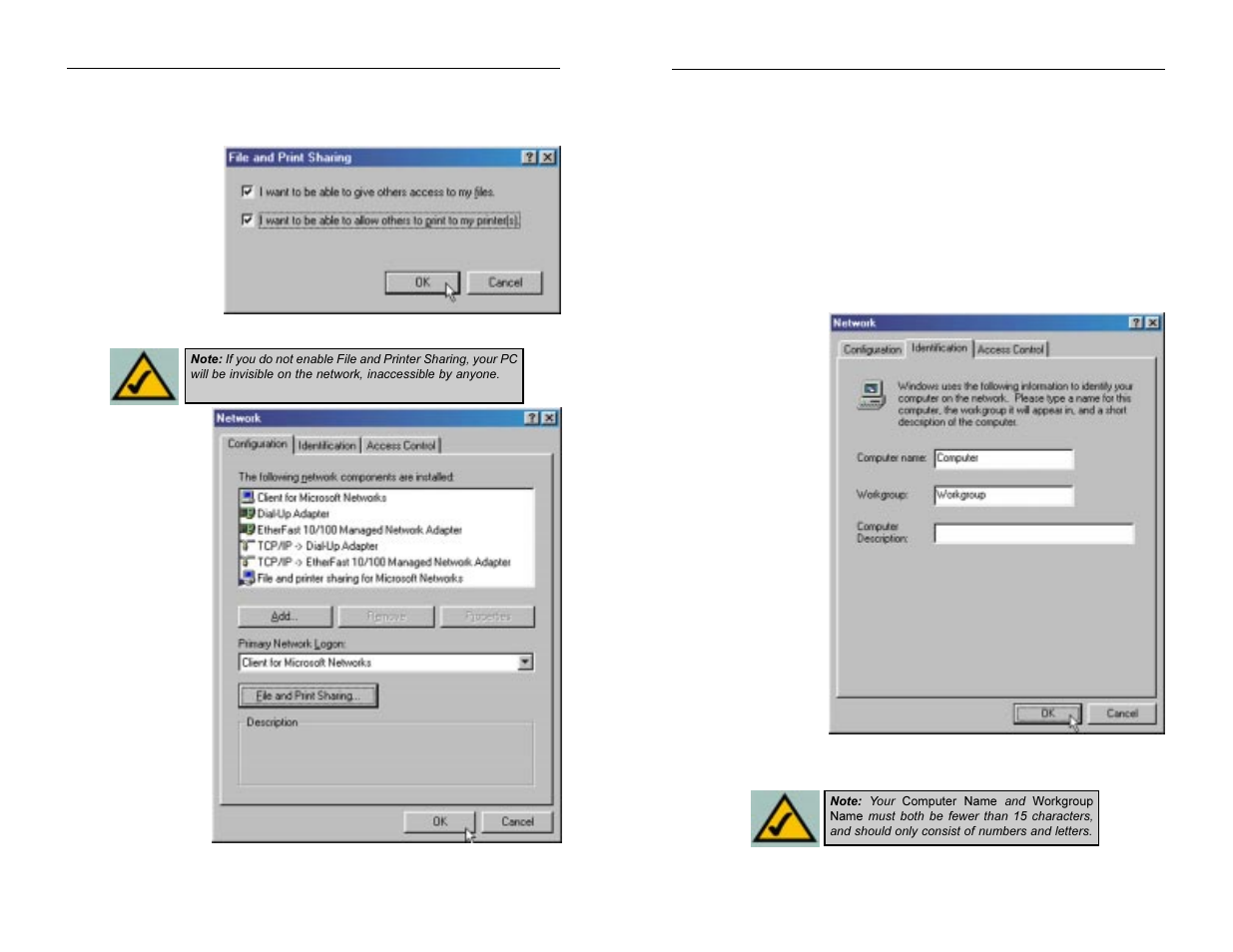 Linksys ETHERFAST LNE100M User Manual | Page 12 / 57