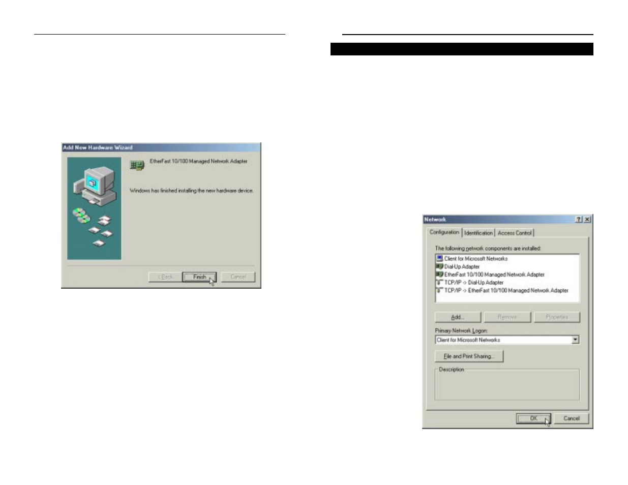 Linksys ETHERFAST LNE100M User Manual | Page 15 / 57