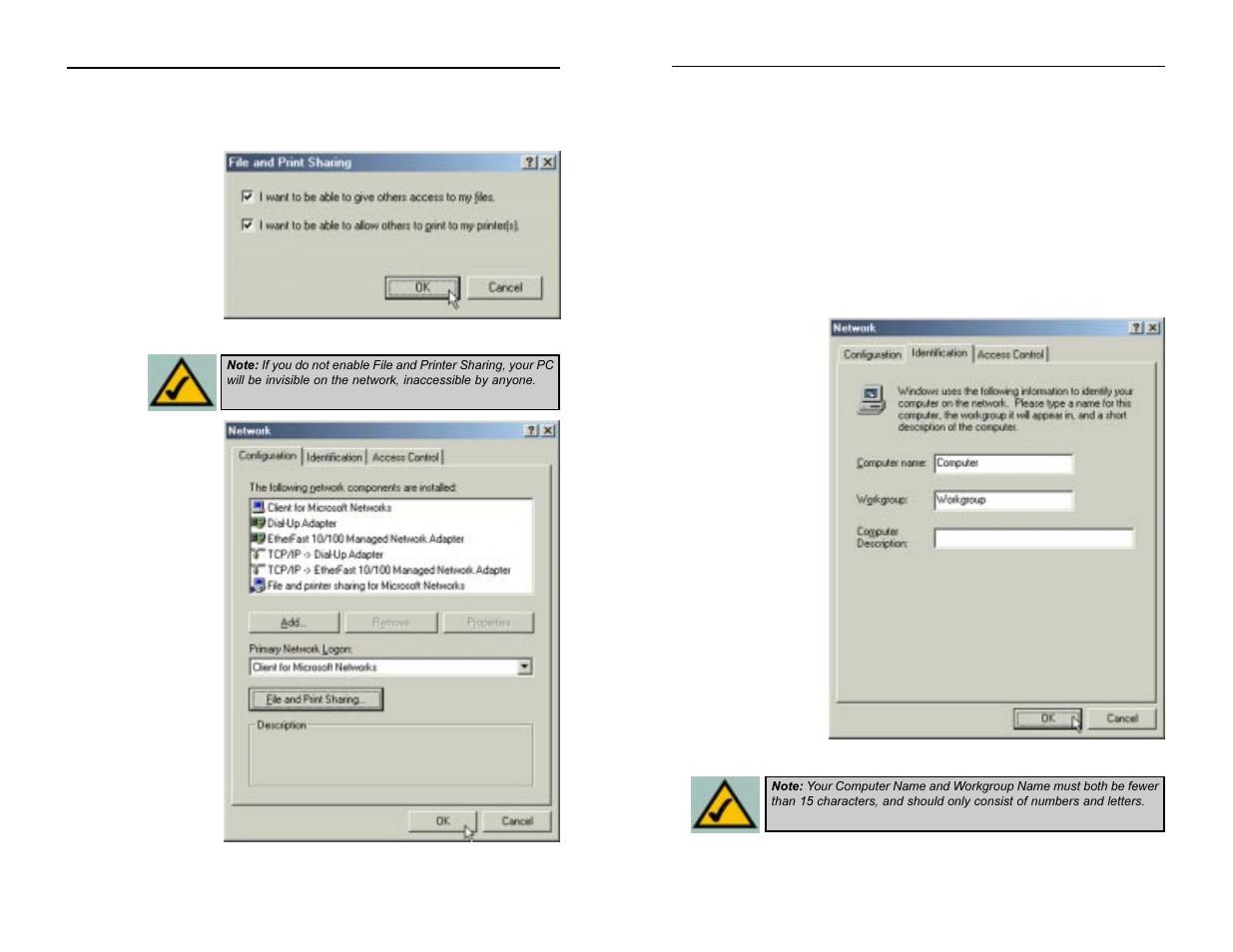 Linksys ETHERFAST LNE100M User Manual | Page 16 / 57