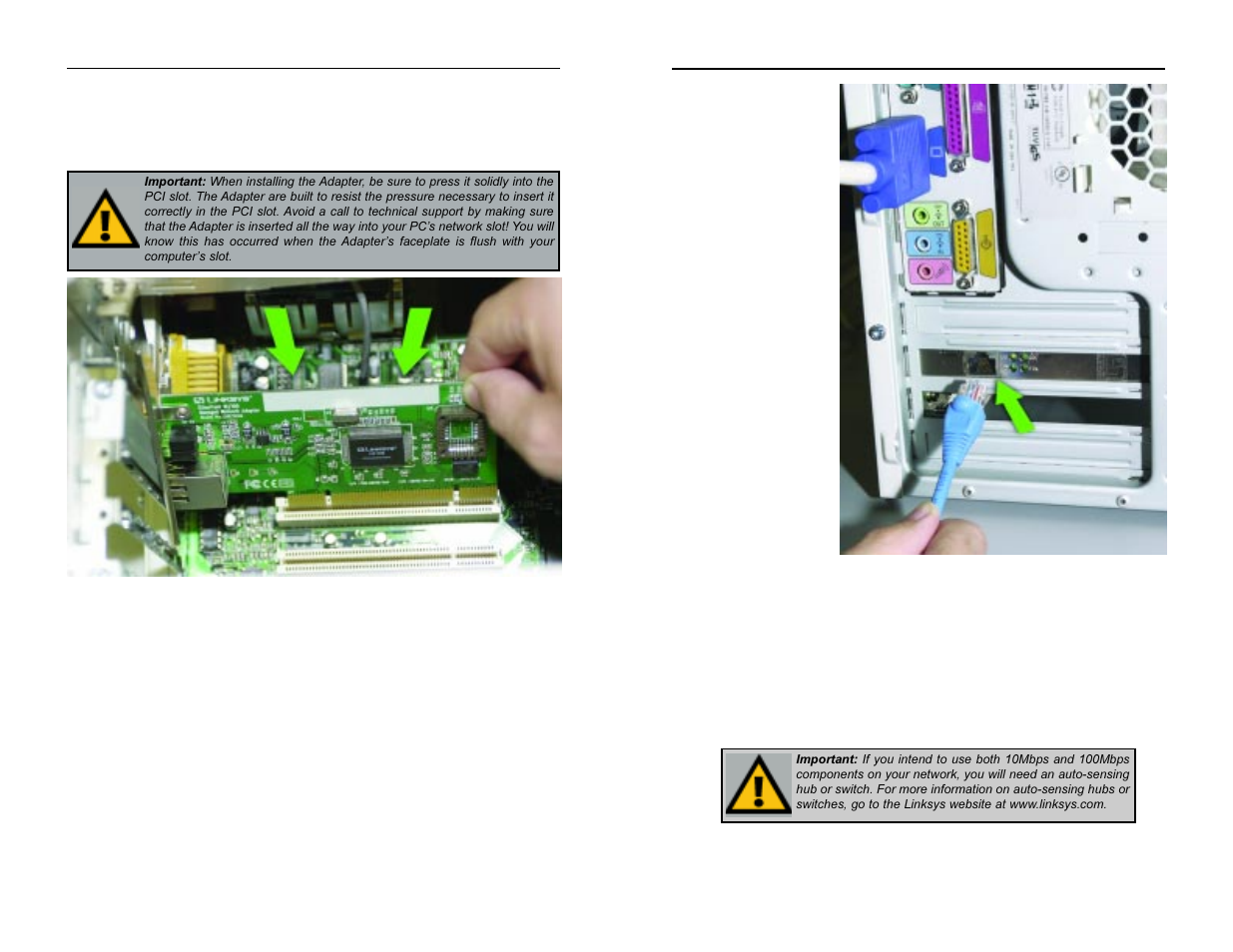 Linksys ETHERFAST LNE100M User Manual | Page 7 / 57