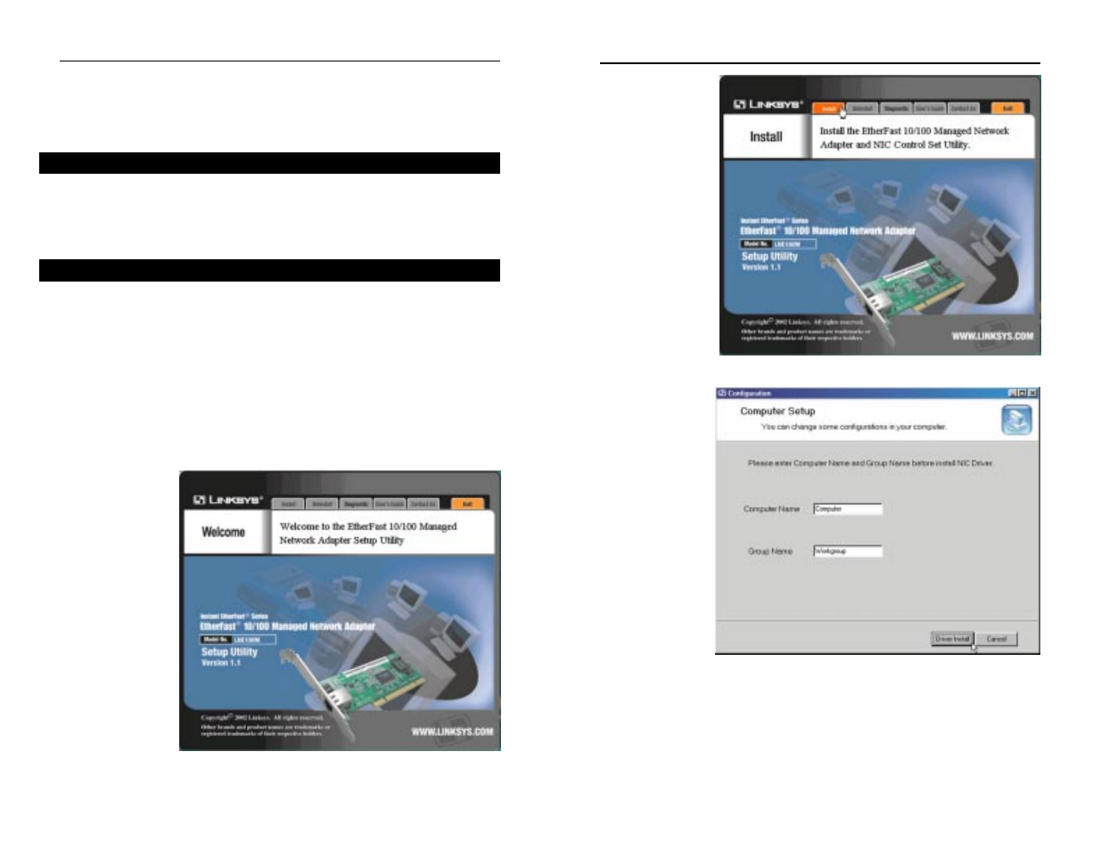 Linksys ETHERFAST LNE100M User Manual | Page 8 / 57