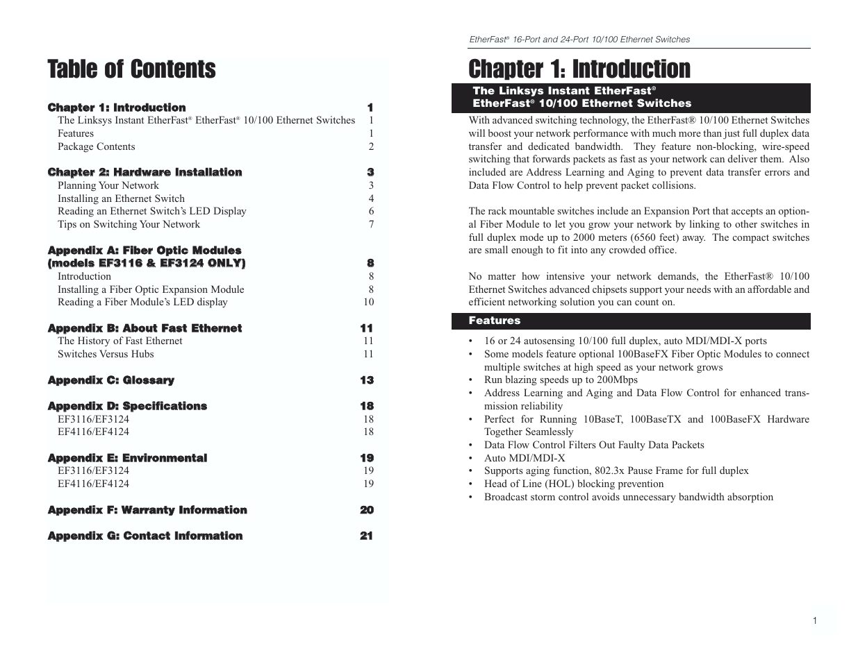 Linksys EF4116 User Manual | Page 3 / 12