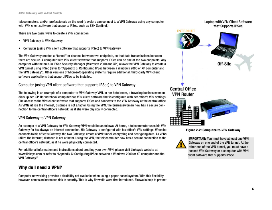 Why do i need a vpn | Linksys AG041 User Manual | Page 13 / 80
