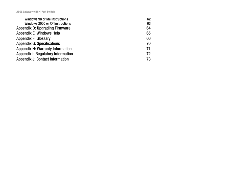 Linksys AG041 User Manual | Page 4 / 80