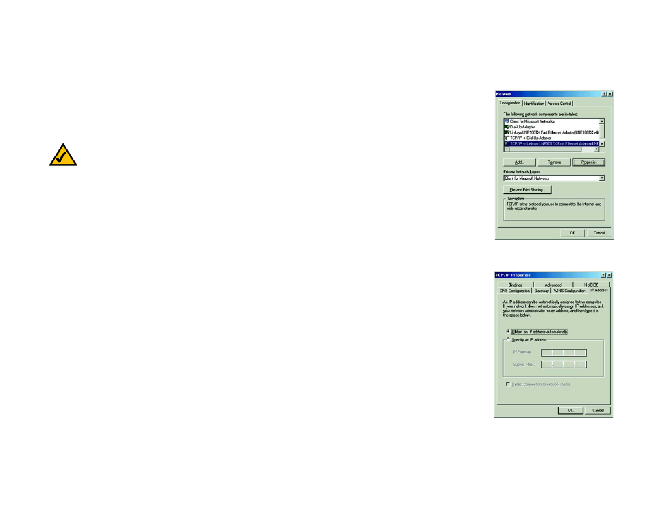 Chapter 5: configuring the pcs | Linksys BEFSR81 User Manual | Page 16 / 72